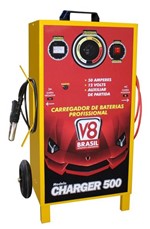 Ficha técnica e caractérísticas do produto Carregador Bateria 500 Charger Bivolt - V8 Brasil