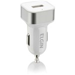 Ficha técnica e caractérísticas do produto Carregador Celular Veicular Adaptador USB C/01 ENT.12V BIV - Elgin