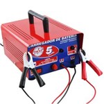 Ficha técnica e caractérísticas do produto Carregador de Bateria 5A 12V Eletrônico-Okei-Cb05-Hobby