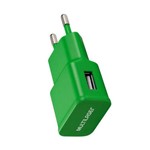 Ficha técnica e caractérísticas do produto Carregador de Celular de Parede Tomada USB Verde Multilaser