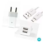 Ficha técnica e caractérísticas do produto Carregador De Parede Motorola Usb Duplo - Branco