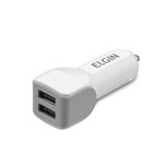 Ficha técnica e caractérísticas do produto Carregador ELGIN Veicular com 2 Saídas USB 10W