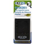 Ficha técnica e caractérísticas do produto Carregador para Bateria Eco Mania EM-BCBG1 Preto - Bivolt