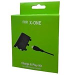 Ficha técnica e caractérísticas do produto Carregador para Xbox One - Kit Play Charge - X-One
