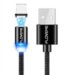 Ficha técnica e caractérísticas do produto Carregador Portátil Magnetic USB cabo de carregamento para iPhone Samsung Tipo-C