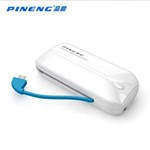 Ficha técnica e caractérísticas do produto Carregador Portátil Power Bank Pineng Pn-915 Slim 5000 MAH Branco - Morgadosp