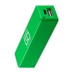 Ficha técnica e caractérísticas do produto Carregador Portátil Smartogo Power Bank Cabo USB Micro USB Bateria 2200 MAh Verde - CB078V CB078V