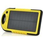 Ficha técnica e caractérísticas do produto Carregador Portatil Solar 8000 Mah 2 Portas Usb Impermeável A Prova Amarelo