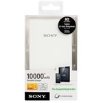 Ficha técnica e caractérísticas do produto Carregador Portátil Sony CP-V10B Branco 10000mAh USB