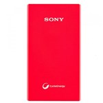 Ficha técnica e caractérísticas do produto Carregador Portátil USB 3000MAH Vermelho CPV3 - Sony