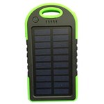Ficha técnica e caractérísticas do produto Carregador Solar para Celular Bateria Universal Portatil Cor Verde