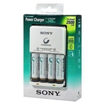Ficha técnica e caractérísticas do produto Carregador Sony C/ 4 Pilhas Aa 2500mah Cycle Energy Original