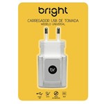 Ficha técnica e caractérísticas do produto Carregador USB DE Tomada -0477 - Bright