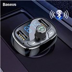 Carregador Veicular Baseus Duplo Bluetooth FM Transmissor
