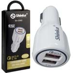 Ficha técnica e caractérísticas do produto Carregador Veicular Turbo 2 USB SH-C002 - Shinka