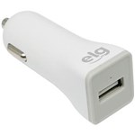 Ficha técnica e caractérísticas do produto Carregador Veicular Universal ELG com 1 Porta USB 1A – Branco