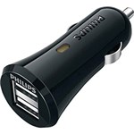 Ficha técnica e caractérísticas do produto Carregador Veicular USB 12V 1A - Philips