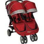 Ficha técnica e caractérísticas do produto Carrinho Baby Jogger City Mini Double Vermelho e Cinza