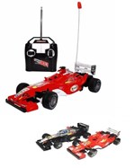 Ficha técnica e caractérísticas do produto 2 Carrinho Carro Controle Remoto Formula 1 F1 Corrida - Toy King