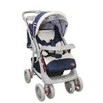 Ficha técnica e caractérísticas do produto Carrinho de Bebê Baby Style 613 - Azul Marinho/Bege