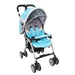 Ficha técnica e caractérísticas do produto Carrinho de Bebê Baby Style Alumínio G306 - Azul/Cinza