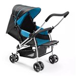Ficha técnica e caractérísticas do produto Carrinho de Bebê Berço Flip Azul - Multikids - BB503 - Multikids Baby