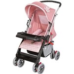 Ficha técnica e caractérísticas do produto Carrinho de Bebê Berço Thor Rosa Coroa - Tutti Baby