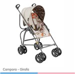 Ficha técnica e caractérísticas do produto Carrinho de Bebê Campora Girafas - Galzerano