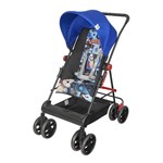 Ficha técnica e caractérísticas do produto Carrinho de Bebê Damiano Até 15 Kg Preto e Azul Tutti Baby