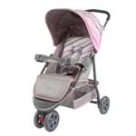 Ficha técnica e caractérísticas do produto Carrinho de Bebê Junne Triciclo Baby Style Rosa