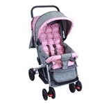 Ficha técnica e caractérísticas do produto Carrinho de Bebê Modelo Sweet Baby Style Rosa