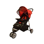 Ficha técnica e caractérísticas do produto Carrinho De Bebê Passeio 3 Rodas Speed - Vermelho - Color Baby