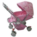 Ficha técnica e caractérísticas do produto Carrinho de Bebê Prime Baby Rover 1000-C - Rosa