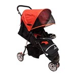 Ficha técnica e caractérísticas do produto Carrinho de Bebe Speed Triciclo Color Baby Vermelho