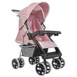 Ficha técnica e caractérísticas do produto Carrinho de Bebê Thor Plus Rosa Coroa 4 Posições 03900.36 Tutti Baby
