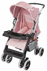 Ficha técnica e caractérísticas do produto Carrinho de Bebê Thor Plus Tutti Baby Rosa Coroa