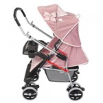 Ficha técnica e caractérísticas do produto Carrinho de Bebê Thor Rosa Coroa - Tutti Baby