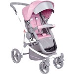 Ficha técnica e caractérísticas do produto Carrinho de Bebê Travel System Kiddo Aspen - Cinza/rosa
