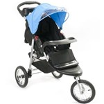 Ficha técnica e caractérísticas do produto Carrinho de Bebê Triciclo Azul Maresias Dican