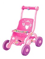 Ficha técnica e caractérísticas do produto Carrinho de Boneca Princesas Disney Infantil 2390 Líder Brinquedos - Lider