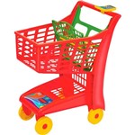 Ficha técnica e caractérísticas do produto Carrinho de Compras Porta Boneca Magic Toys Market - Vermelho