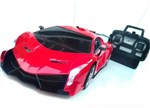 Ficha técnica e caractérísticas do produto Carrinho de Controle Remoto 7 Funções Lamborghini Vermelho - Art Brink