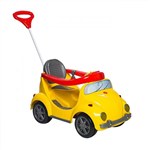 Carrinho de Passeio Infantil Calesita 1300 Fouks com Pedal Amarelo