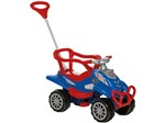 Carrinho de Passeio Infantil Pedal Cross Turbo - com Empurrador Emite Sons Calesita