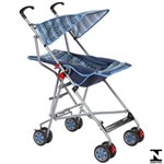 Ficha técnica e caractérísticas do produto Carrinho de Passeio para Bebê Umbrella Slim Azul Voyage