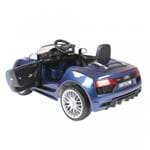 Ficha técnica e caractérísticas do produto Carrinho Elétrico Infantil com Controle Remoto Audi 6v R8 Azul Xalingo Brinquedos Azul