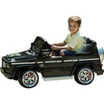 Ficha técnica e caractérísticas do produto Carrinho Elétrico Infantil Jipe Preto 12V com R/C - Mercedes Benz