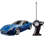 Ficha técnica e caractérísticas do produto Carrinho Ferrari Califórnia T com Controle Remoto 1:14 Azul - Maisto