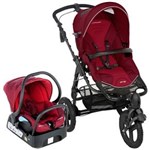 Ficha técnica e caractérísticas do produto Carrinho High Trek + Bebê Conforto Robin Red - Bébé Confort