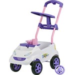 Ficha técnica e caractérísticas do produto Carrinho Homeplay Baby Car Branco/Lilás